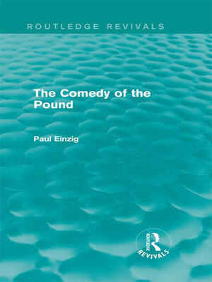cover image of The Comedy of the Pound (Rev)
